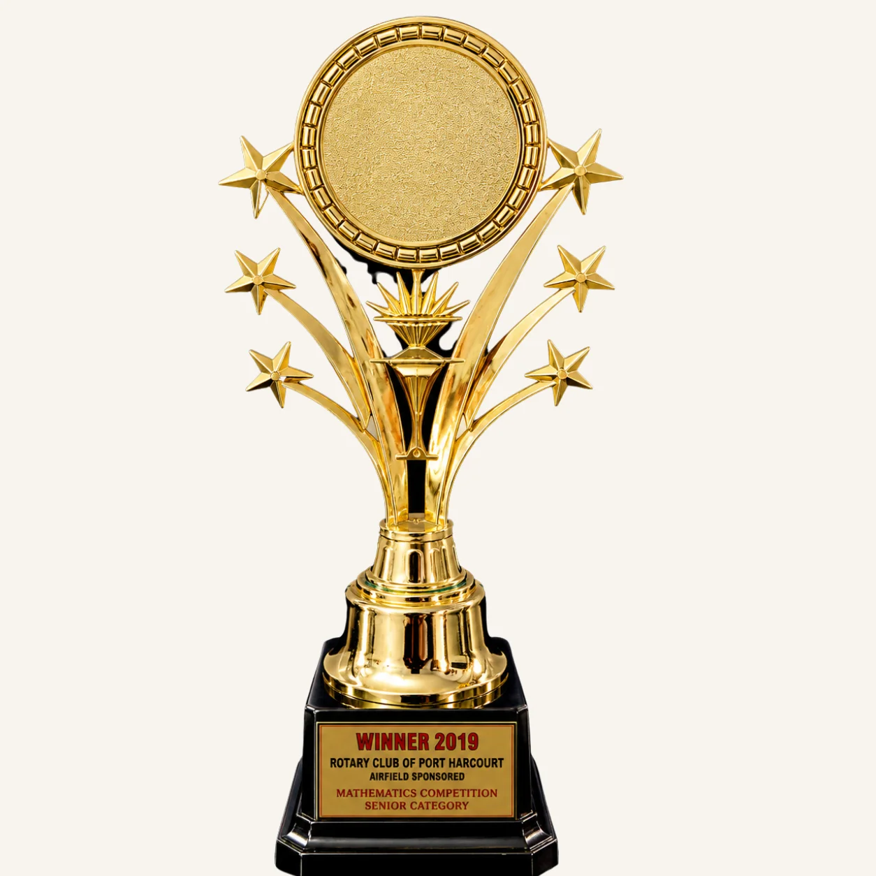 Jephthah 2019 Rotary Club Mathematics competition trophy